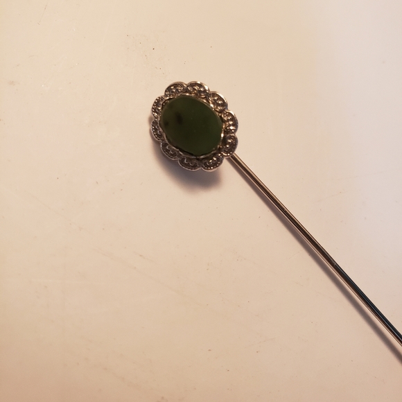 Antique needlepoint stick pin - Picture 4 of 4